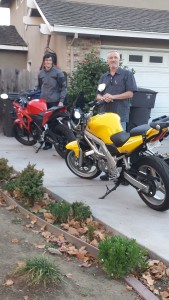 Alex and Ray - new bikes